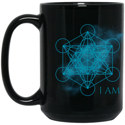 I Am BM15OZ 15oz Black Mug